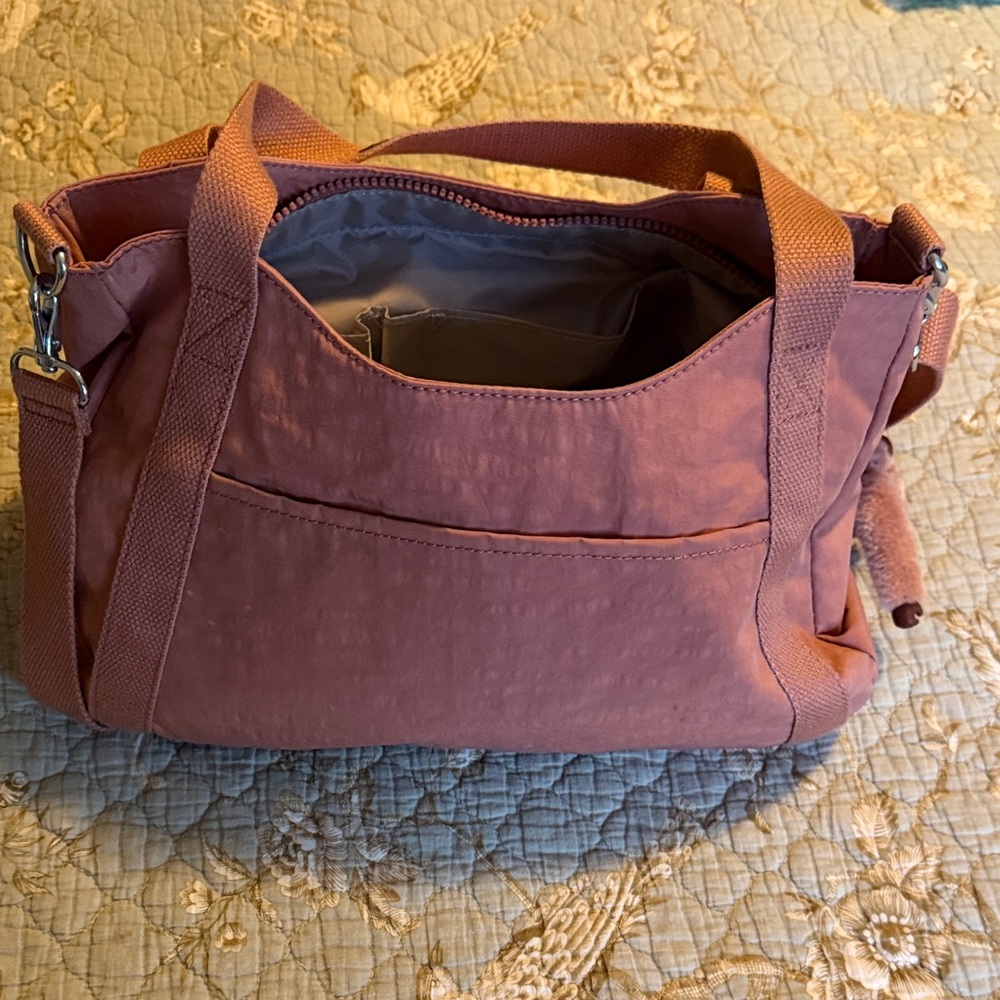 Kipling Women's Waylon/Elysia Rose Pink Shoulder Bag - Picture 5 of 6